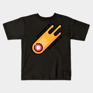 meteorite icon sticker Kids T-Shirt